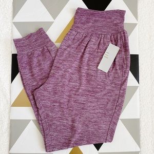 Z by Zella Soft Harem Jogger Pants Heathered Purple L NWT